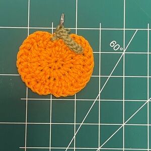 Pumpkin necklace charm